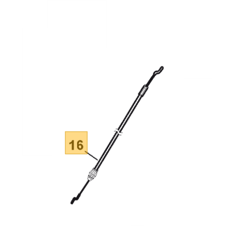Cable de frein moteur tondeuse GGP NTL484 WTR et NTL484 TR