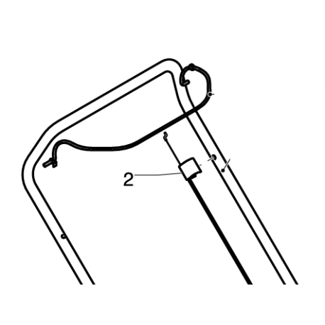 Cable frein moteur Tecumseh pour Mc Culloch M3540, M4040 S, M4046 S
