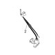 Cable de frein moteur pour Jonsered 961480022