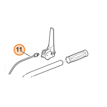 Cable de frein moteur pour Viking MB 6.2 RH