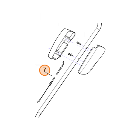 Cable de frein moteur pour tondeuse Viking MB 448.1 T