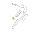 Cable de frein moteur pour tondeuse Viking MB 3.2 RT
