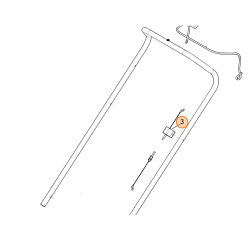 Cable arret moteur tondeuse Viking MB 253.0, MB 253.0 T