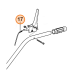 Cable arret moteur pour tondeuse Viking MB 6 RH