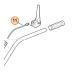 Câble de frein à moteur pour tondeuse Viking MB 6.1 RH