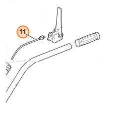 Câble de frein à moteur pour tondeuse Viking MB 6.1 RH