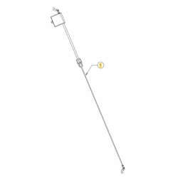 Cable arret moteur tondeuse MTD P 53 M et P 53 MHW