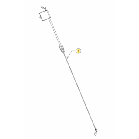 Cable arret moteur tondeuse MTD P 53 M et P 53 MHW