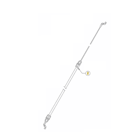 Cable arrêt moteur pour tondeuse Cub Cadet CC 53 MSPO