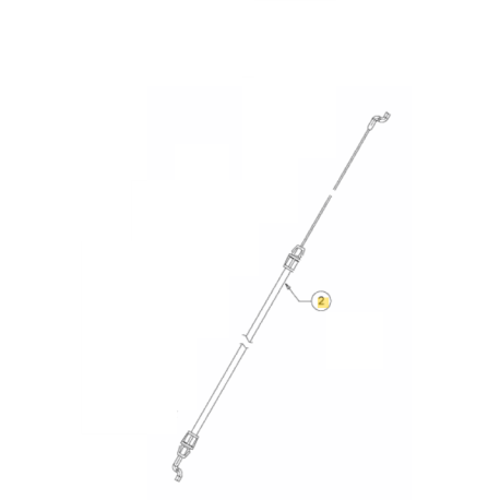 Cable frein moteur tondeuse MTD SP 48 HWM-HQ, SP 53 HWB, SP48 HWM