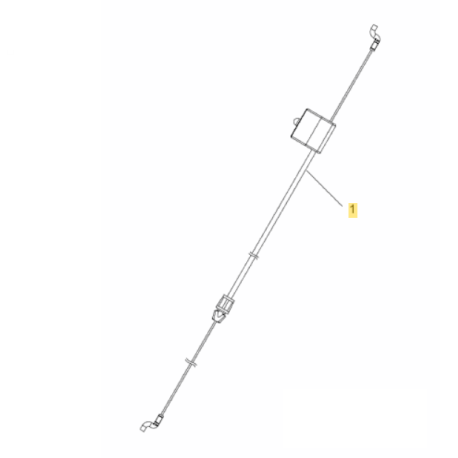 Cable arret moteur tondeuse MTD P 51 B, G 46 M, 51 BO, 51 BC-5, 51 BC