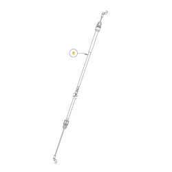 Cable sécurité tondeuse Cub Cadet LM 3 ER 53 S (arrêt moteur)