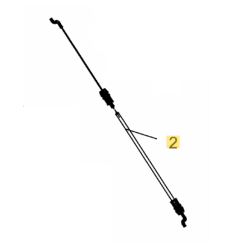 Cable frein moteur tondeuse Cub Cadet CC 98 B