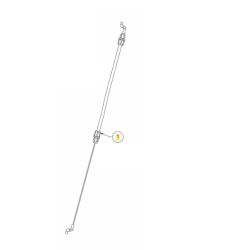 Cable frein moteur Cub cadet CC 46 SPCV, CC 53 SPCV