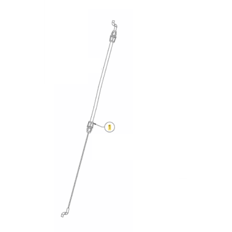 Cable frein moteur Cub cadet CC 46 SPCV, CC 53 SPCV