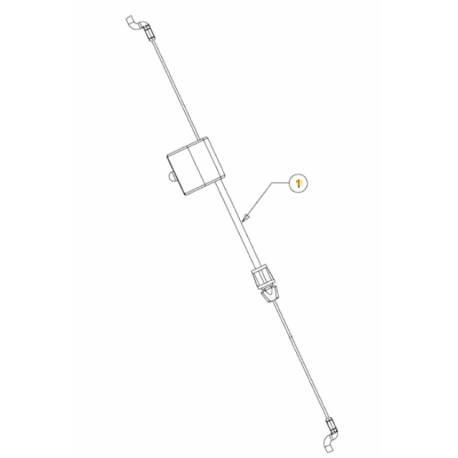 Cable frein moteur Cub Cadet CC 42 PO, LM 1 CP 46