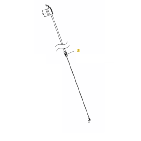 Cable arret moteur tondeuse Cub cadet CC 53 SPSHW