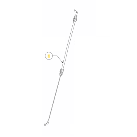 Cable frein moteur tondeuse Cub Cadet CC 53 SPOW