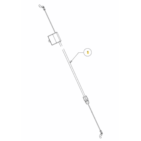 Cable arret moteur tondeuse MTD 42, 46, Smart 42 PO et Smart 46 PO