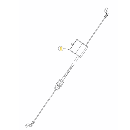 Cable frein moteur tondeuse MTD Optima 42 PB, Optima 46 PB et Smart 46 PB