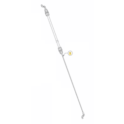 Cable frein moteur tondeuse MTD Optima 45 SPHHW et Optima 53 SPHHW