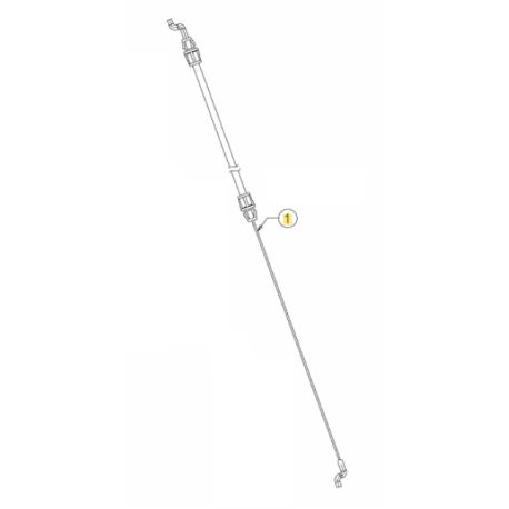 Cable frein moteur tondeuse MTD Optima 45 SPHHW et Optima 53 SPHHW