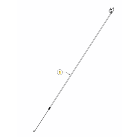 Cable arret moteur tondeuse MTD 46, 40 PO, 40 PO-HQ, DL 46 P, P 40 PO