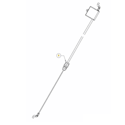 Cable arret moteur tondeuse MTD 53 PO année 2011