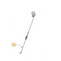 Cable frein moteur pour tondeuse MTD 395 SPO et Smart 395 SPO