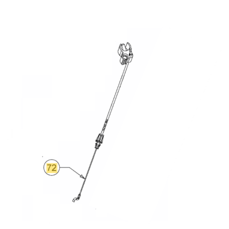 Cable frein moteur pour tondeuse MTD 395 SPO et Smart 395 SPO