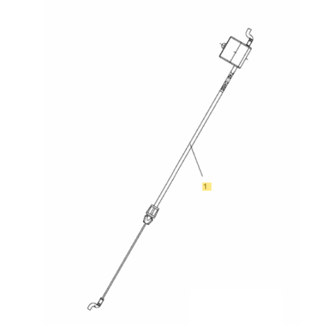Cable frein moteur pour tondeuse MTD 21 Mower, Smart 53 MB, Smart 53 PB