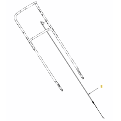 Cable frein moteur tondeuse Yard Man YM 5518 MO