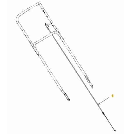 Cable frein moteur tondeuse Yard Man YM 5518 MO