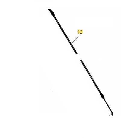 Cable de frein à moteur pour tondeuse MTD 53 SPO et 53 SPO-55