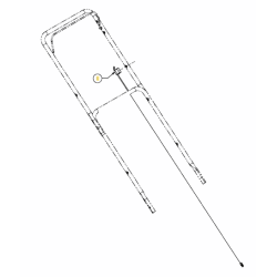 Cable frein moteur tondeuse Best Garden BG 48 PO et MTD 48 PO et 48 PO-HQ