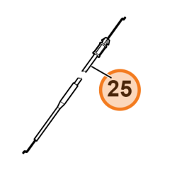 Cable de gaz pour tondeuse à gazon Viking MB 655.3 YS