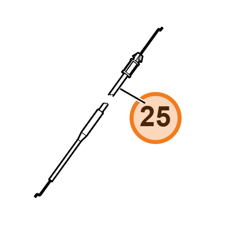 Cable de gaz pour tondeuse à gazon Viking MB 655.3 VS