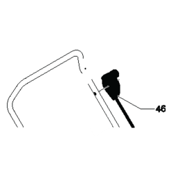 Cable gaz tondeuse Mc Culloch M3546, M4046, M46, M46-135 CD, Partner P3546, P4046, P4546