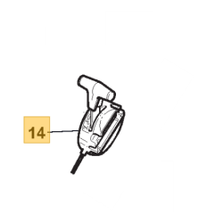 Cable accelerateur pour tondeuse Mac Allister MLMP 190 B&S (2012 et 2013)