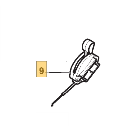 Cable de gaz tondeuse GGP EP414 TR à moteur Briggs & Stratton