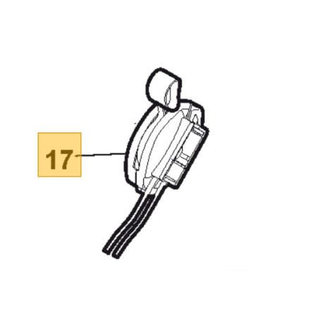 Cable de gaz tondeuse GGP CRC534, CSC534 à moteur Honda GCV 160-190