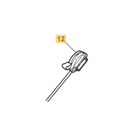 Cable accelerateur tondeuse GGP ES534 TR et ESL534 TR (moteur Briggs)
