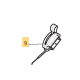 Cable de gaz pour tondeuse Bestgreen BG 4553 TRH et Alpina A460 WSB