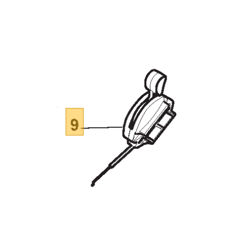 Cable de gaz pour tondeuse Bestgreen BG 4553 TRH et Alpina A460 WSB