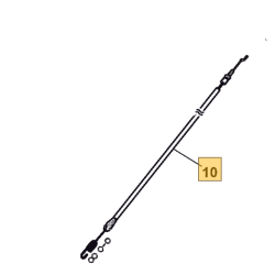 Cable de traction tondeuse GGP DML504 TR 4S, DML504 TRE, DML504 WTR (E) (4S)