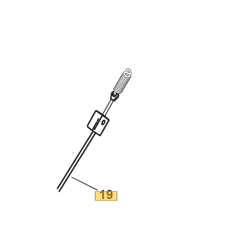 Cable traction tondeuse Colombia PM 520 TBM, GGP MCS504 TR(E), MCS504 TR 4S