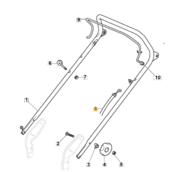 Cable de frein moteur GGP 181030135/0 pour moteur WBE170