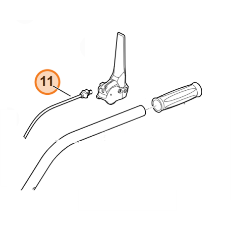 Câble sécurité homme mort tondeuse Viking MB 6.1 RV