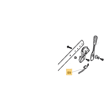 Cable de vitesse pour tondeuse GGP PAN504 TR 4S et PAN504 TRE 4S