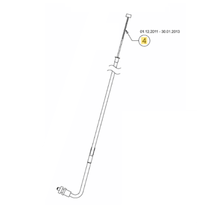 Cable de passage de vitesse tondeuse MTD